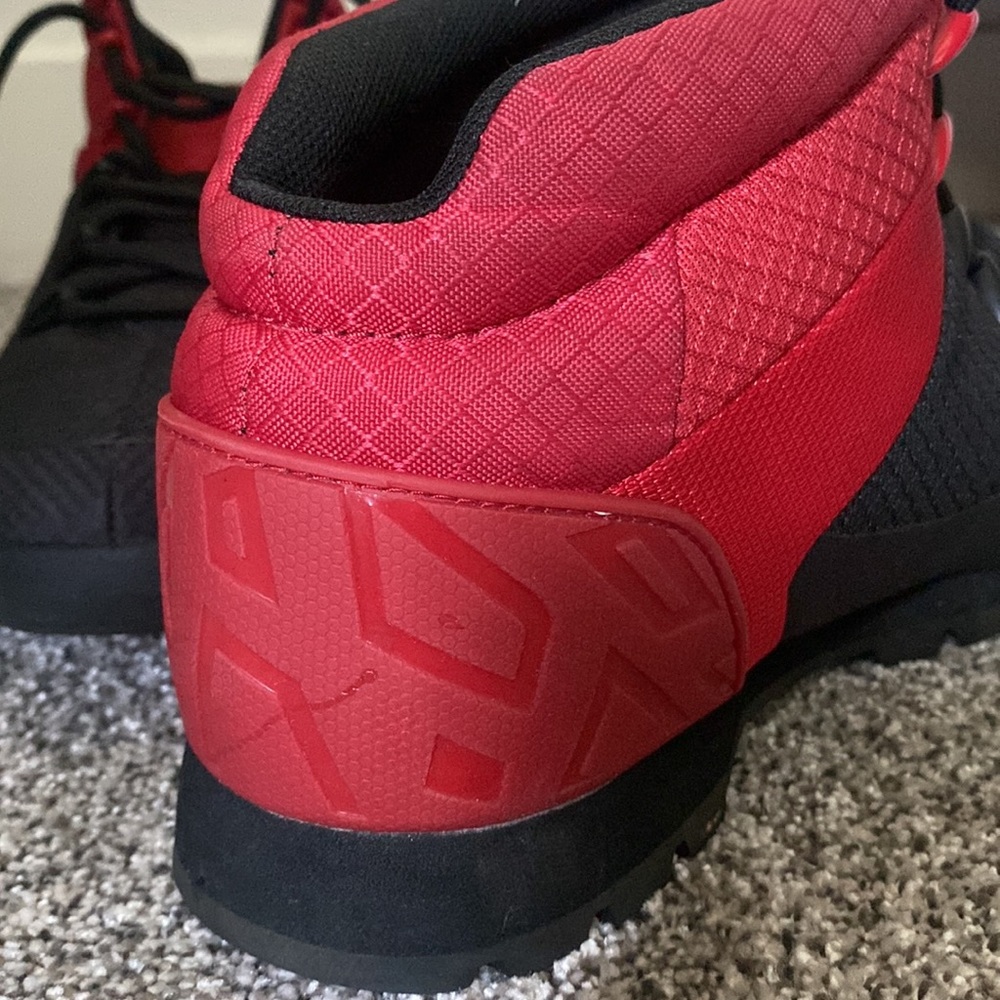 Men’s Timberland hiking boots RED BLACK - Picture 4 of 6